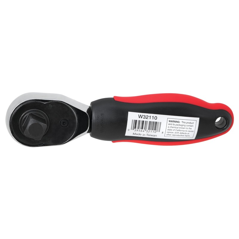 Performance Tool W32110 Dual Drive Stubby Ratchet with Cushion Grip