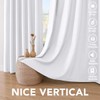 H.VERSAILTEX Linen Look 100% Blackout Curtains 45 Inches Long for