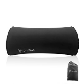 SSS·UrbanForests Inflatable Neck and Lumbar Support Pillow with Adjustable Straps for Travel and Office Use