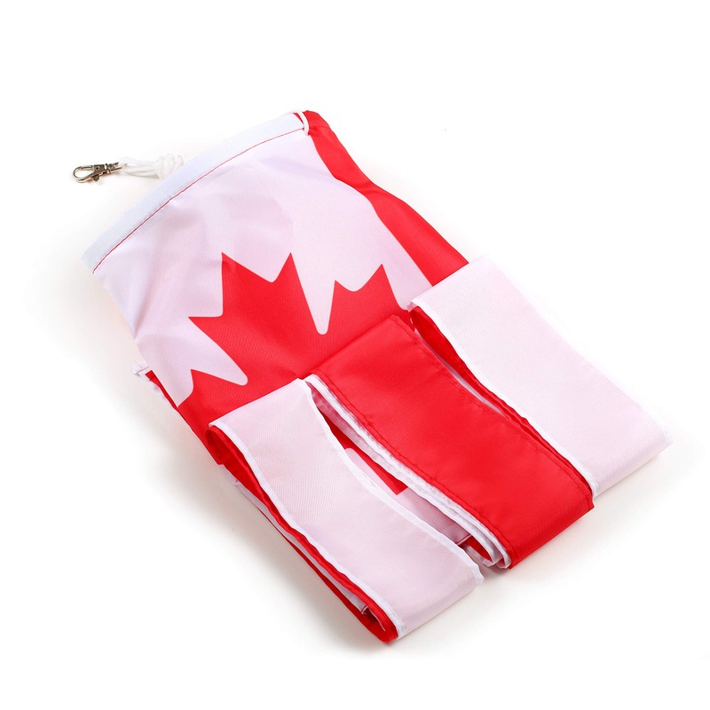 Canada Canadian Flag WindSock 2 Pack Stripes Wind Socks For