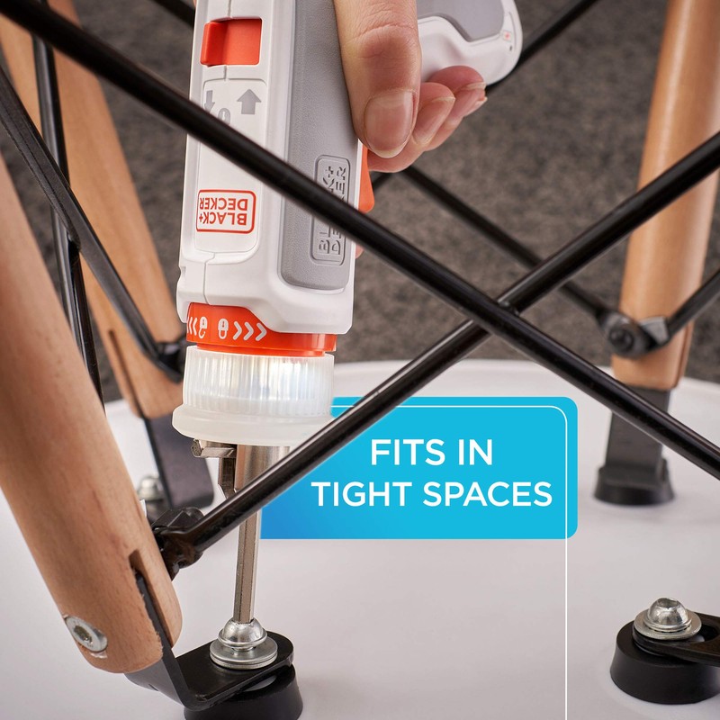 beyond by BLACK+DECKER 4V MAX* Cordless Screwdriver, Hex, L-Shaped, 2-Inch