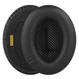 Ear Pads for Bose QC45 QC35 QC35 ii Gaming QC15 QC25 AE2 AE2i AE2w SoundTrue SoundLink Around-Ear Headphones Replacement Ear Cushions, Ear Covers, Headset Earpads (Protein Leather/Black)
