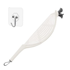 Kitchen Rice Strainer Water Filters Fruit Vegetable Pasta Colander Strainer Crescent Pot Strainer Pasta Drainer with Handle, for Rice,Soy Beans,Mung Beans,Various Beans,Kitchen Gadgets Tool