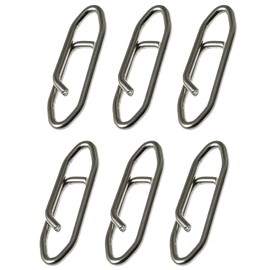 HJTOOK Fishing Speed Clip 50PCS 70lb High Strength Stainless Lock Snaps, Swivel Steel Saltwater Connector, Line Power Lure Connector, Fishing Snap, Fishing Clip