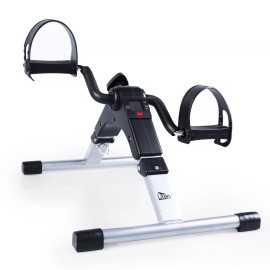 AGM Mini Exercise Bike Adjustable Resistance Folding Pedal Cycle LCD Cardio Fitness