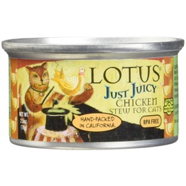 Lotus Cat Just Juicy Chicken Stew, 2.5O Z Cans (24 In A Case)