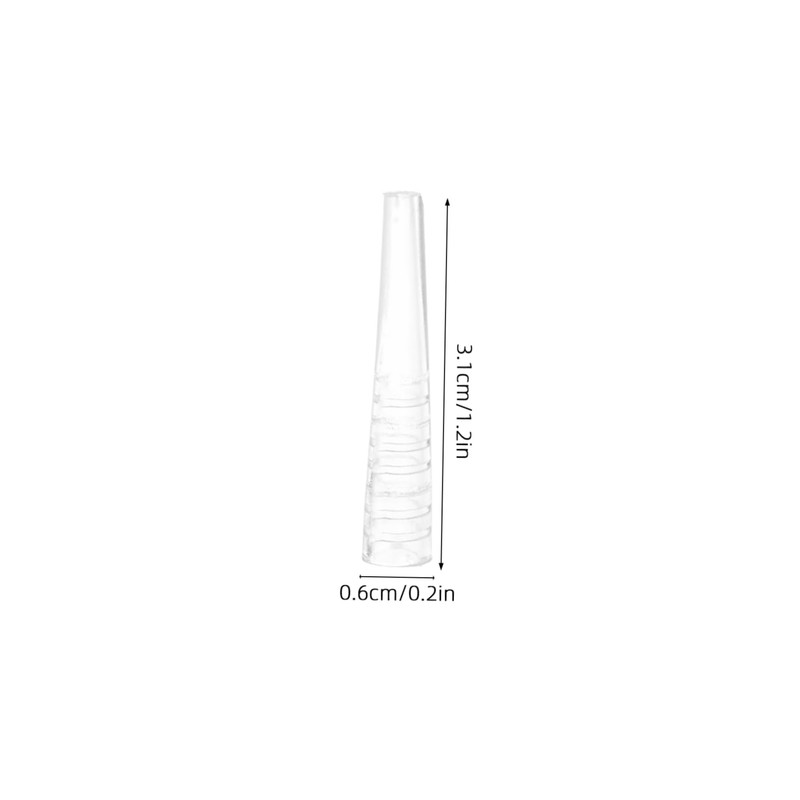 IWOWHERO 50Pcs Eyelash Tweezers Protective Covers Lightweight Tweezers Tip Caps