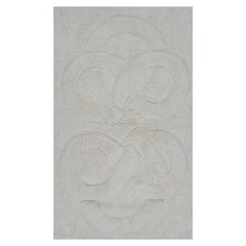 Castle Hill Tuft Twisted 220 GSF Non Skid Back Bath Rug 17 x 24 - Ivory