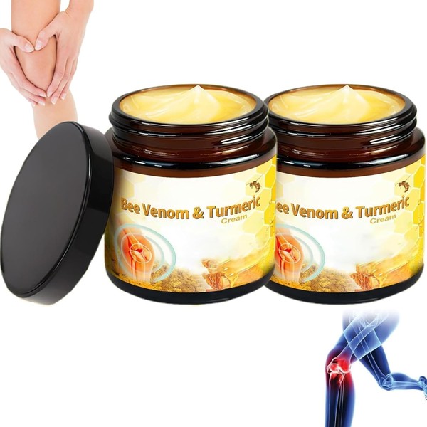 2 pcs Bee Venom Turmeric Cream, Bee Venom Joint Cream,