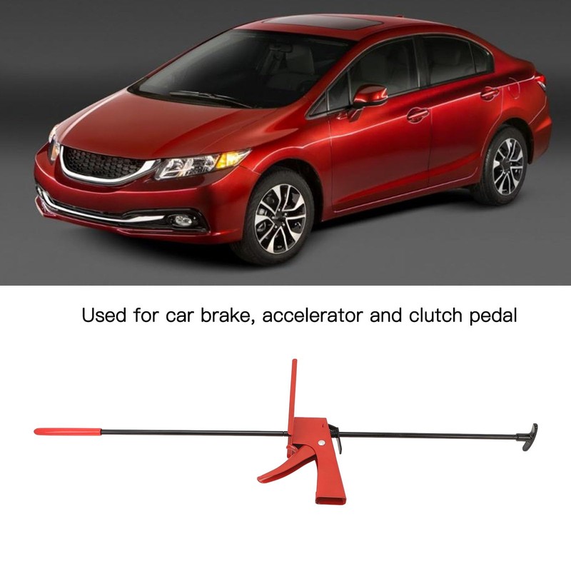 Brake Pedal Pressure Adjustable Anti-slip Tool 28 Inch for Car