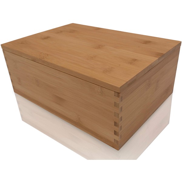 Blake & Lake Wooden Storage box with Lid - Large