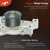 A-Premium Timing Belt Kit w/Water Pump Compatible with Toyota &