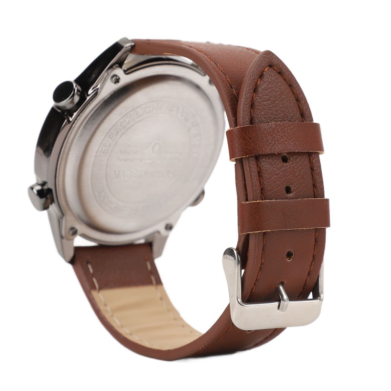 Men Digital Watch Dual Time Stopwatch Calendar Alarm Clock Waterproof