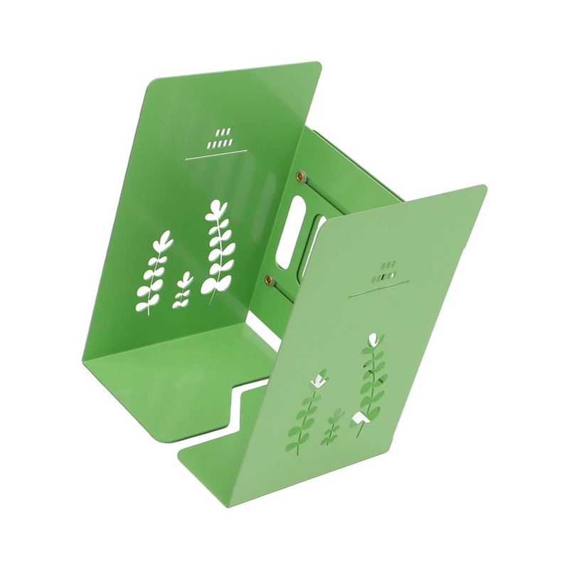 Bookends Green Medium Size 5 to 9in Retractable Design High