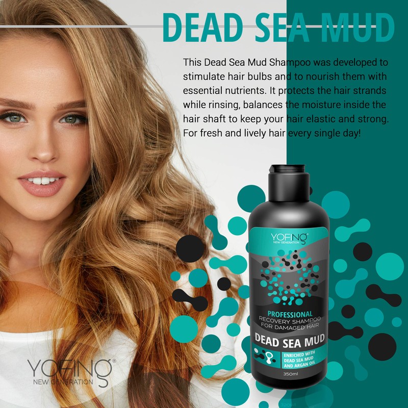 Dead Sea Mud Shampoo - Anti Hair Loss & Anti