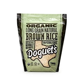 Doguet's Organic Long Grain Brown Rice 4lb (2-pack)