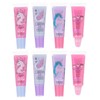 EXPRESSIONS 8pc Lip Gloss Set, Flavored Lip Gloss Tubes, Lip