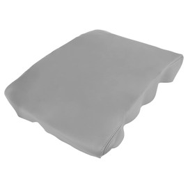 X AUTOHAUX Car Center Console Lid Armrest Seat Box Cover Protector Replacement Microfiber Leather for Nissan Titan 2004-2014 Armrest Lid Not Included Gray