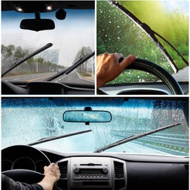 Matericuo Windshield Wiper Blades for Volkswagen VW Jetta 2011-2023 Passat 2012-2018 CC 2013-2017 Custom Fit 24"+19" Front Car Rain Wipers Windscreen 2 Packs