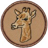 Giraffe Patrol Patch - 2" Diameter Round Embroidered Patch (Sew-on)