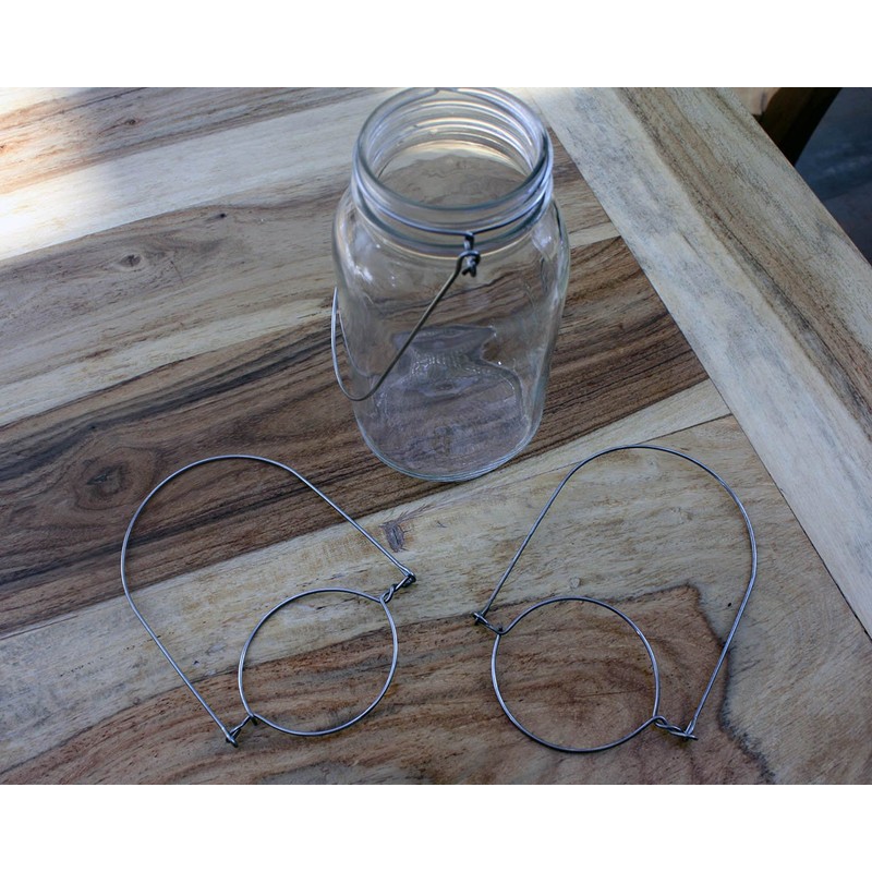 Stainless Steel Wire Handles for Mason, Ball, Canning Jars (6