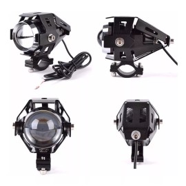 Corp.Res Electronics Faro U5 Aux Cree Led Moto 1800 Lm Lupa De Penetracion