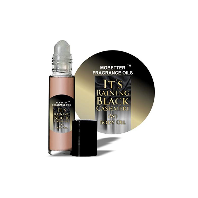 It's Raining Black Cashmere Perfume Fragrance Body Oil for Women