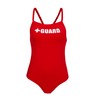 BLARIX Guard Adjustable Swimsuit 1 Piece (Red, 34)
