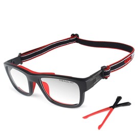 Runspeed Sports Basketball Goggles for Men with Adjustable Wrap Strap Safety Eyewear Glasses for Football Volleyball Badminton Soccer Outdoor Sports