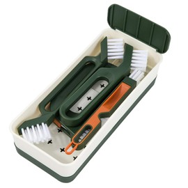 siismi 7-in-1 Joint Cleaning Brush Kit, Grout and Gap Cleaning Brush, Cleaning Brush for Deep Cleaning of Showers, Floors, Bathroom and Kitchen (Green)
