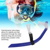 Swimming Snorkel Reduced Drag Silicone Swimming Breathing Tube with Adjustable