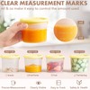 Silicone Baby Food Containers,6 Pack Spill-Proof Snack Containers with Lids