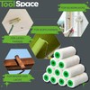 ToolSpace 10 x Velour Paint Rollers, 7 cm, Paint Roller,