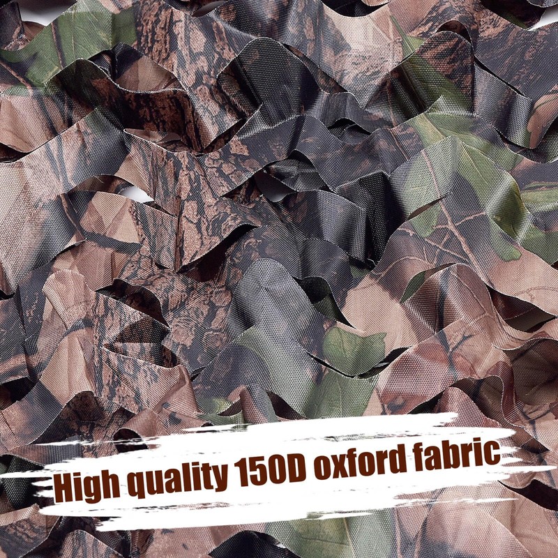 iunio Camo Netting, Camouflage Net, Bulk Roll, Mesh, Cover, Blind