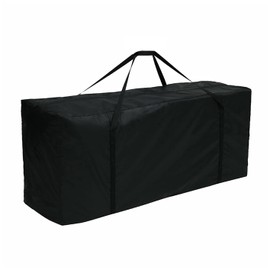 Bolsas de almacenamiento para cojín de patio al aire última intervensión, 68 pulgadas, impermeable, extragrande, funda para muebles de patio, bolsa de almacenamiento con asa y cierre