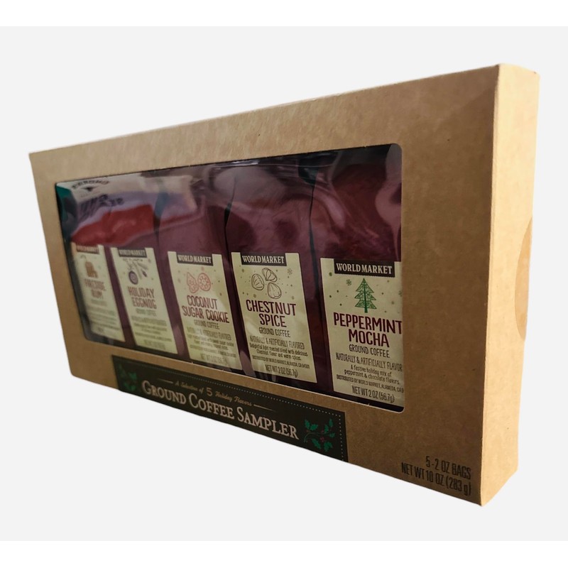 World Market Holiday Limited Edition Ground Coffee (5 Holiday Sampler)