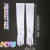 Casdre Long Satin Gloves Wedding Glove Tea Party Opera Elbow