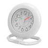 HERCHR Bathroom Hanging Clock, Waterproof Shower Clock with Rope for
