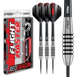RED DRAGON Swingfire 2: 23g Flightmaster - Tungsten Darts Set with Flights and Stems