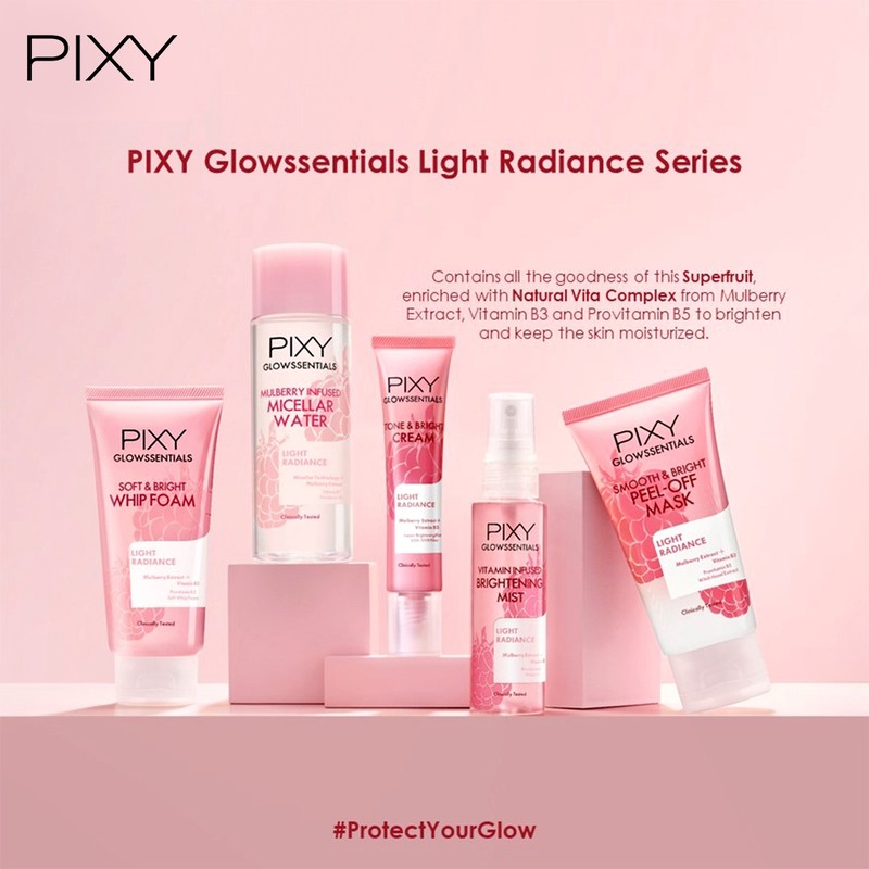 PIXY Glowssentials Light Radiance Tone & Bright Cream 20g (skincare,