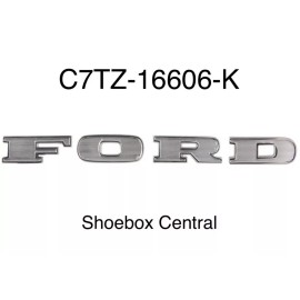 CARPENTER 1967 1968 1969 Ford Pickup Truck Chrome Hood Letter Kit