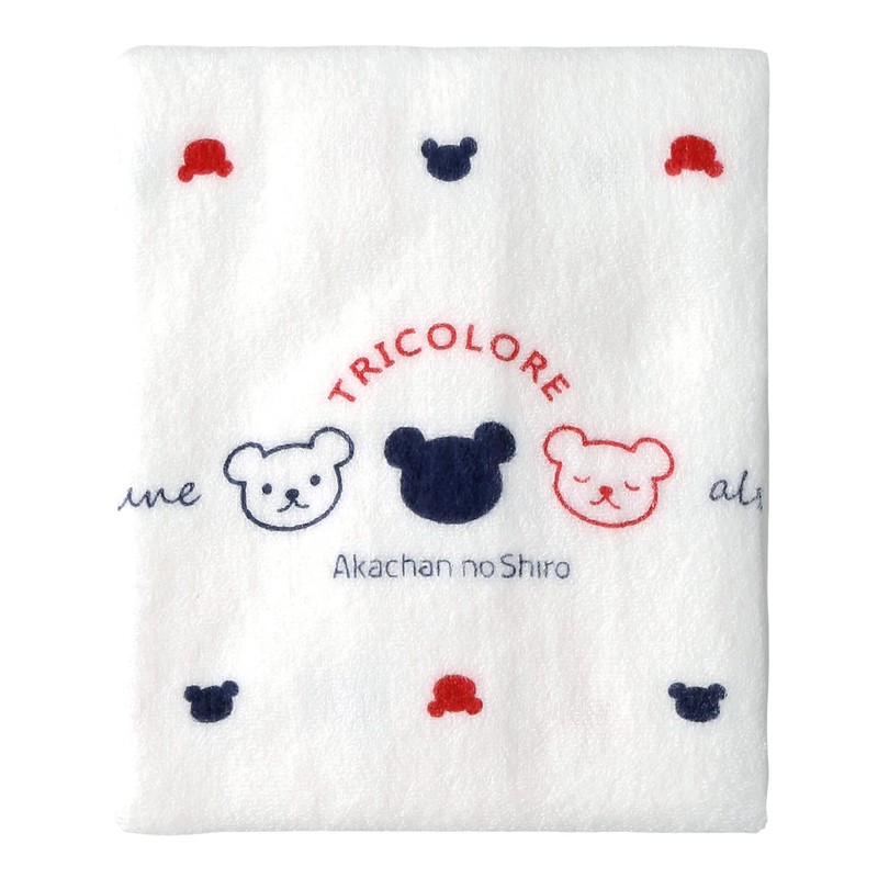 赤tyanno城 Bath Towel Tricolor Made in Japan off white