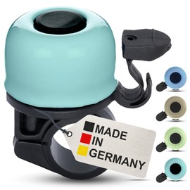 Children's Bicycle Bell – Pastel Turquoise – Bicycle Bell Children Girls – Bell Bicycle Children, Bell Children's Bike, Children's Bicycle Bell, Bicycle Bell Girls – Made in Germany