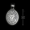 Pentacle of Saturn Success Amulet Key of Solomon Talisman Necklace