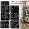 KSIWRE 168 PCS Tool Box Label Stickers, Toolbox Organization Stickers,Tool