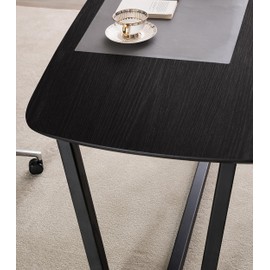 Safiyya Wood Contact Paper Black, Walnut Peel and Stick Wallpaper Thicken, Self Adhesive Removable Real Wood Grain Contact Paper, Wall Paper Rustic for Cabinets, Desk and Home Decor 15.9" x 197"