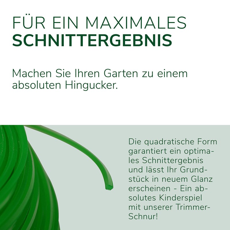 Natursache Trimmer Line for Grass Trimmer in Green - Brush