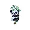 PSL Cute Panda Bear on Bamboo Tree Embroidered Iron On