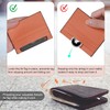 PAIFIEVD Airtag Case Wallet Air Tag Keychain TPU Ultra Thin