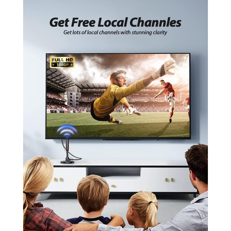 NORTHING TV Antenna for Portable TV, Full HD 1080P with